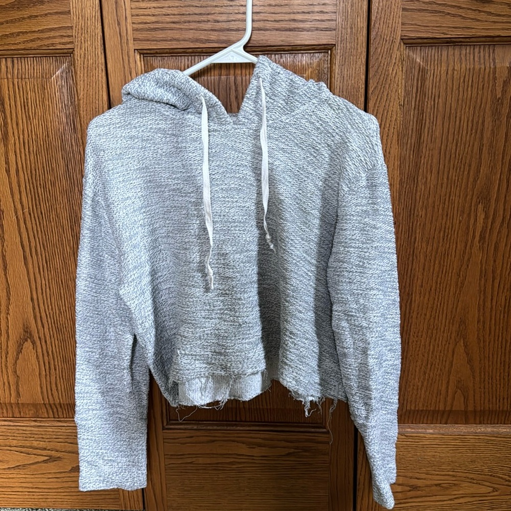 Urban Outfitters Distressed Cropped Sweatshirt